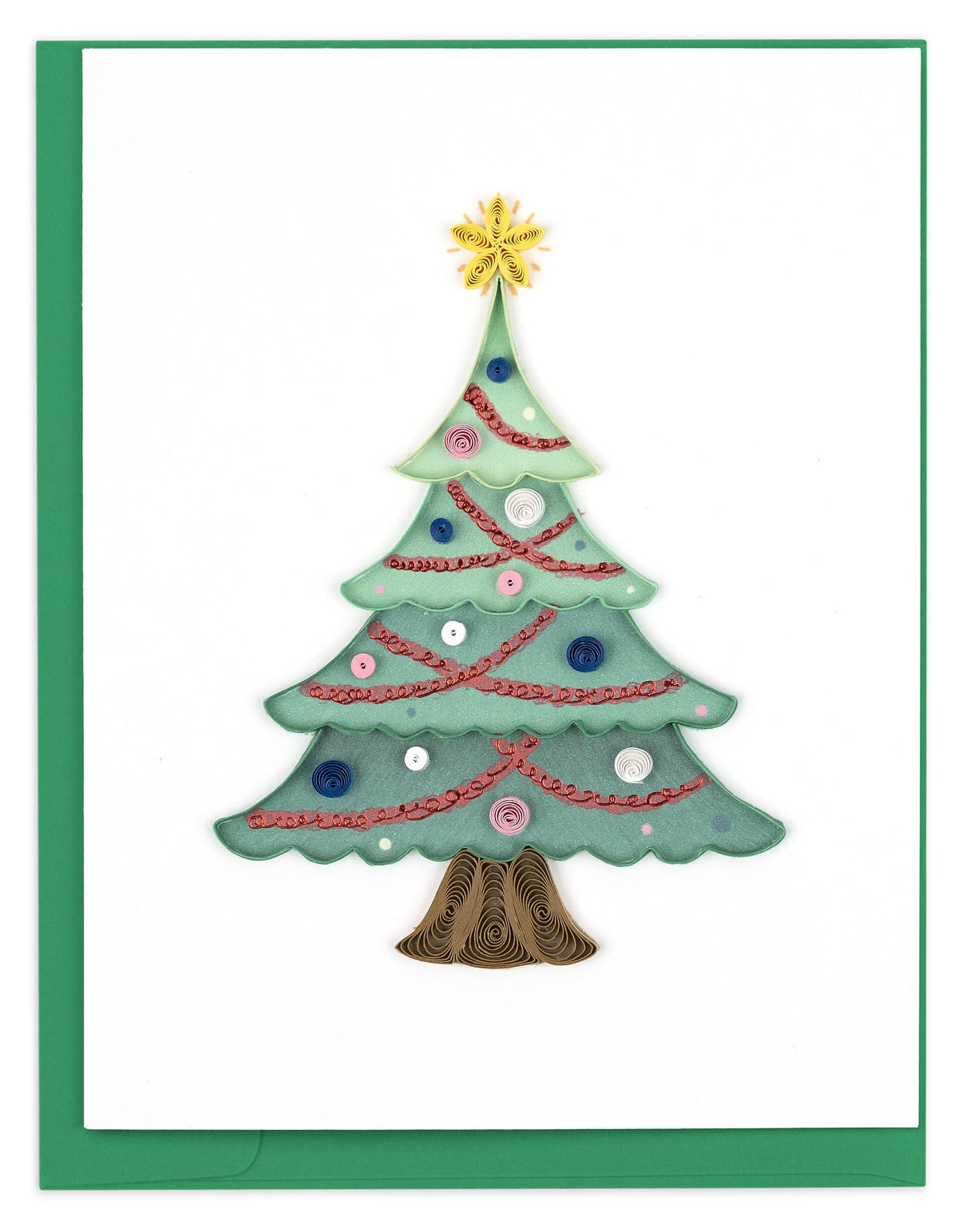 Quilled Christmas Trees Note Card Box Set