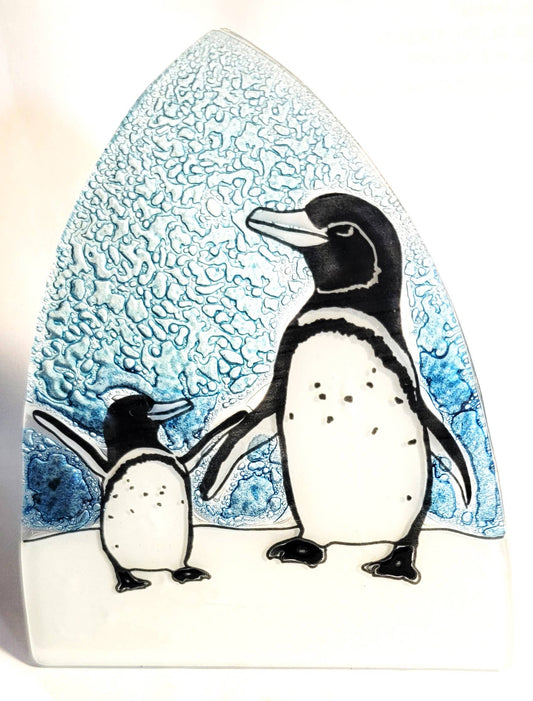 African Penguin - Recycled Glass Nightlight