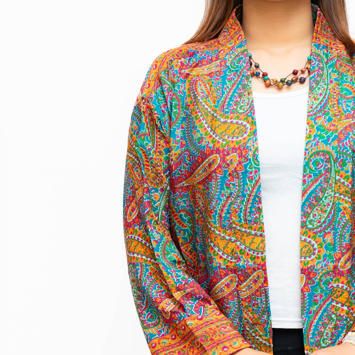 Long Sleeves Upcycled Kimono
