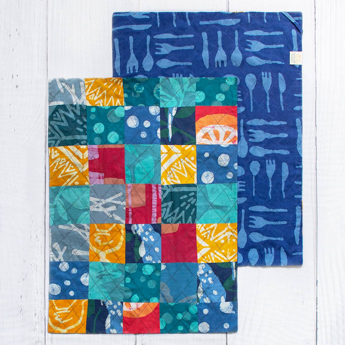 Tea Towels: Patchwork - Assorted-Organic