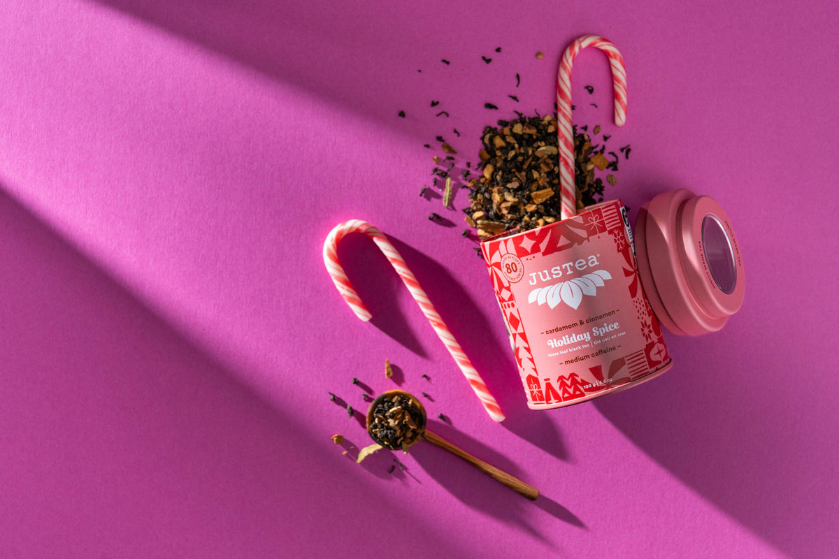 Holiday Spice Black Tea Tin & Spoon