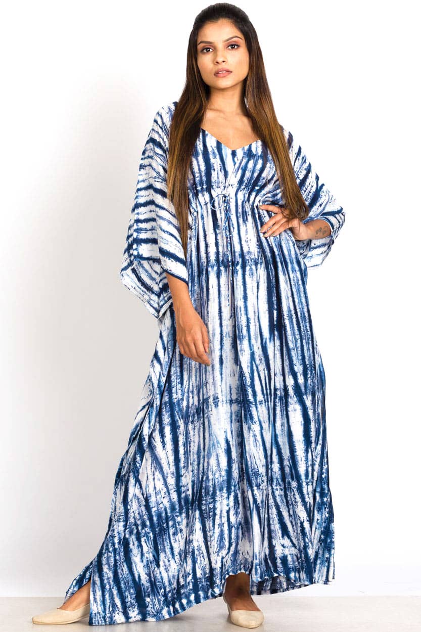 Shibori Caftans