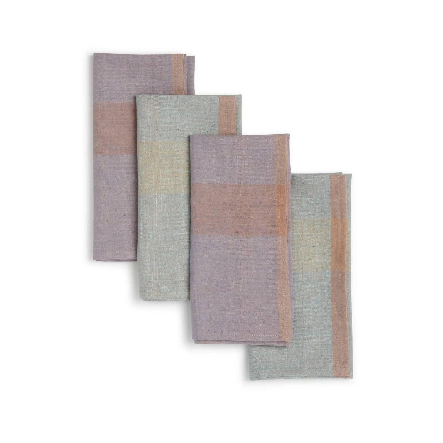 Handwoven Cotton Napkin Set (4) - Cupcake Magic