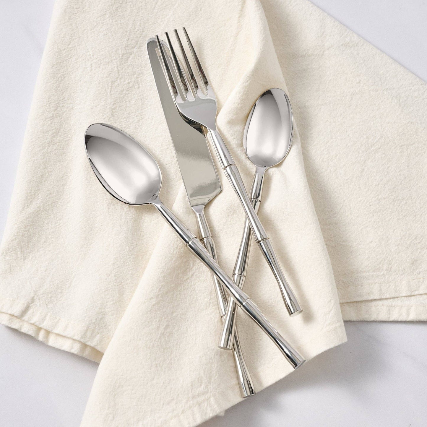 Khao Stainless Cutlery Set - Bamboo Handle