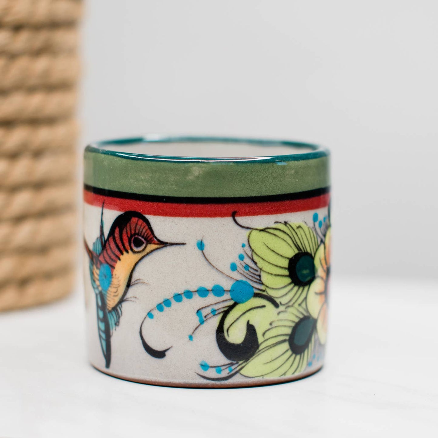 Wild Bird Handle-less Mug/Planter