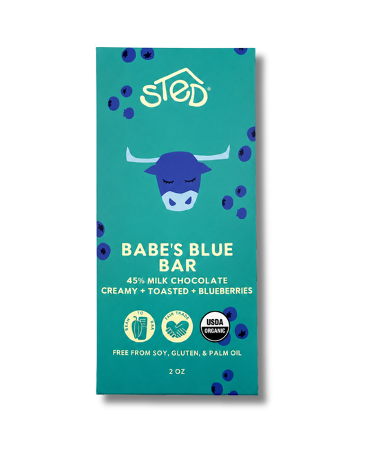 Babe's Blue Milk Chocolate Bar