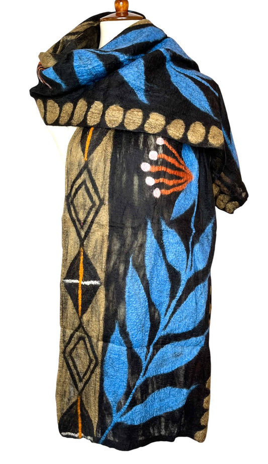 Abstract Garden Scarf