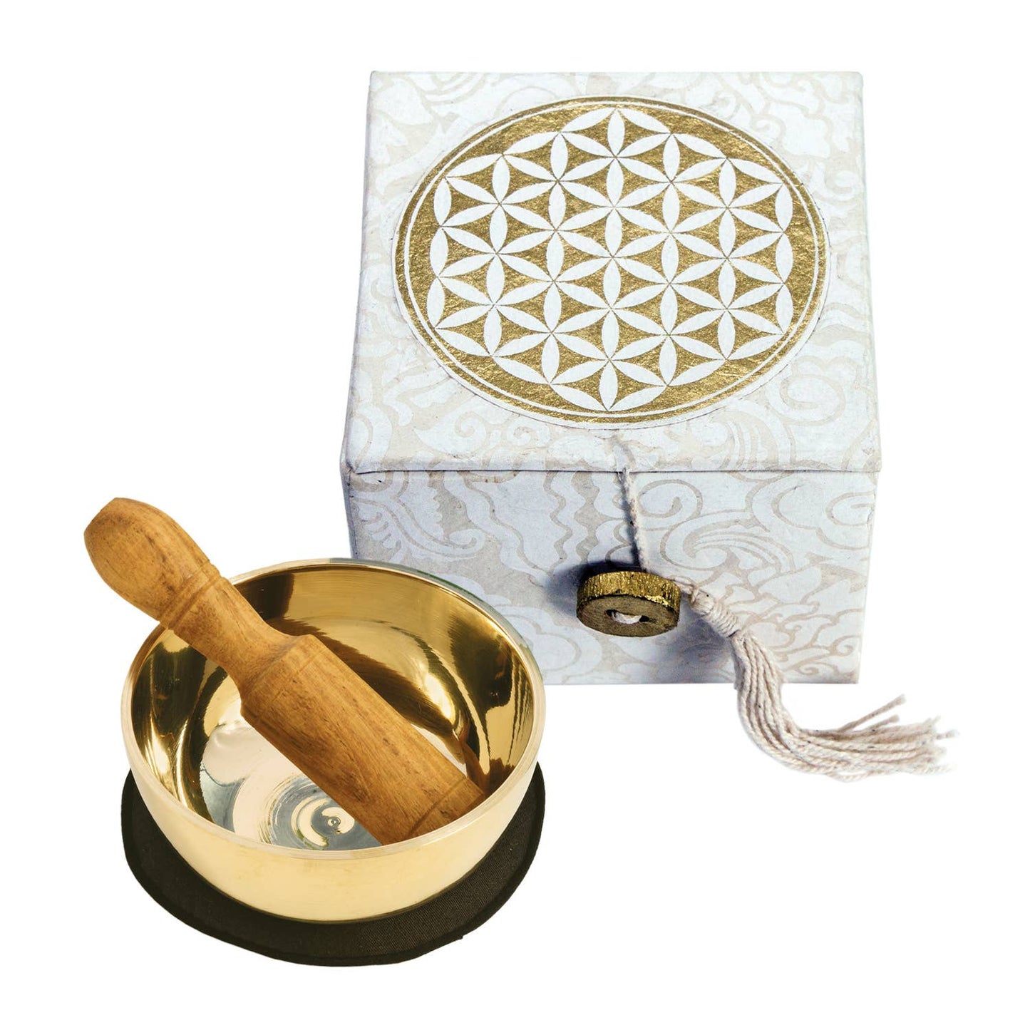 3" Flower Of Life Meditation Bowl Box