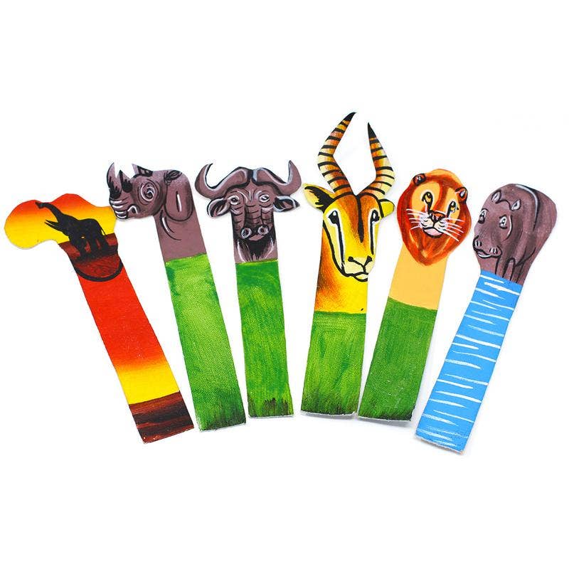 Animal Design Leather Bookmark- Assorted Animals