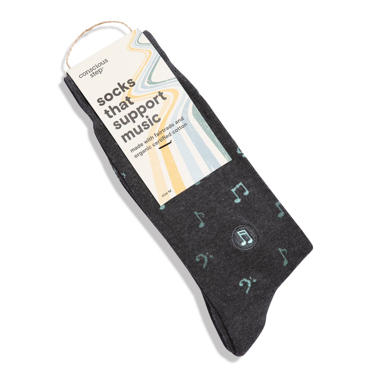 Socks that Support Music (Music Notes)