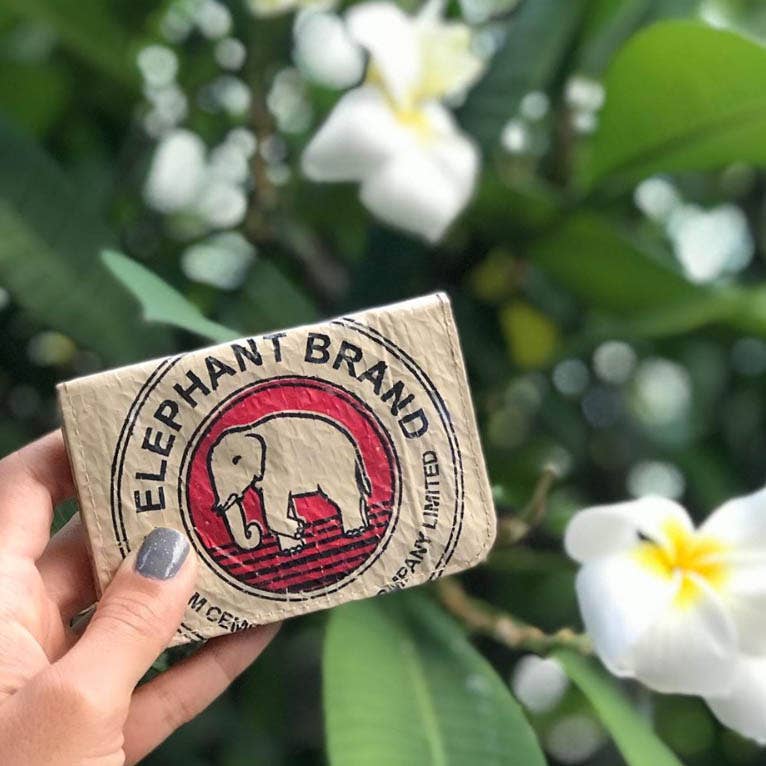 Elephant Cement Cardholder