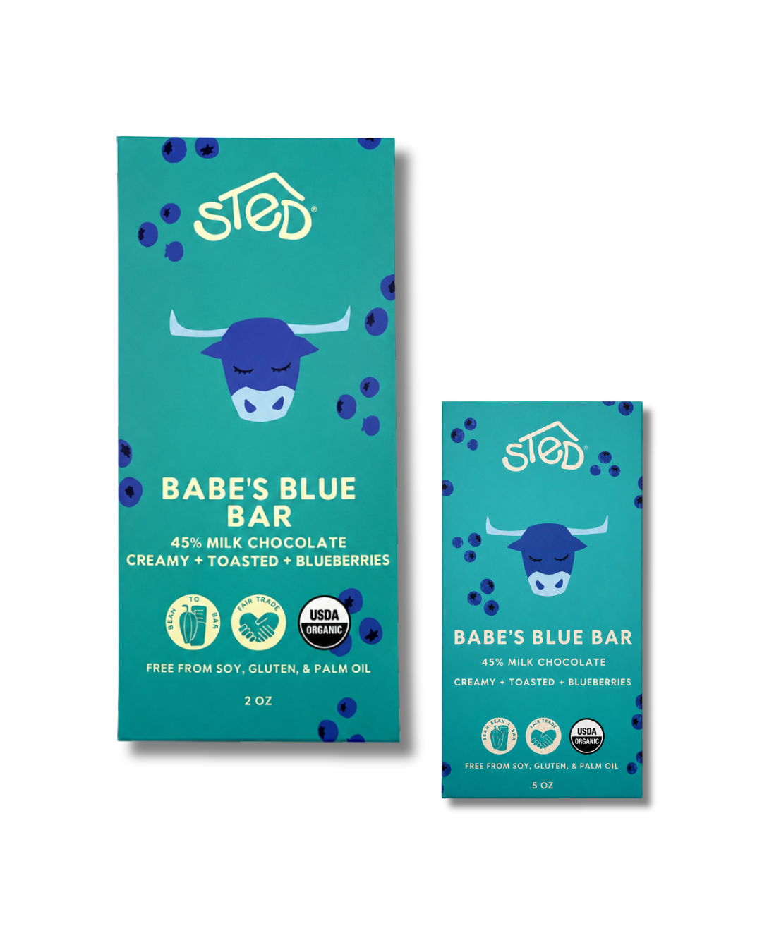Babe's Blue Milk Chocolate Bar