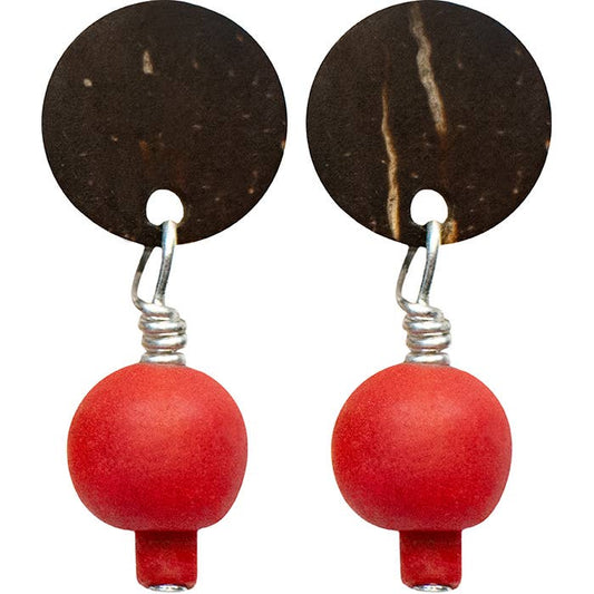 Coconut Stud Earrings - Poppy