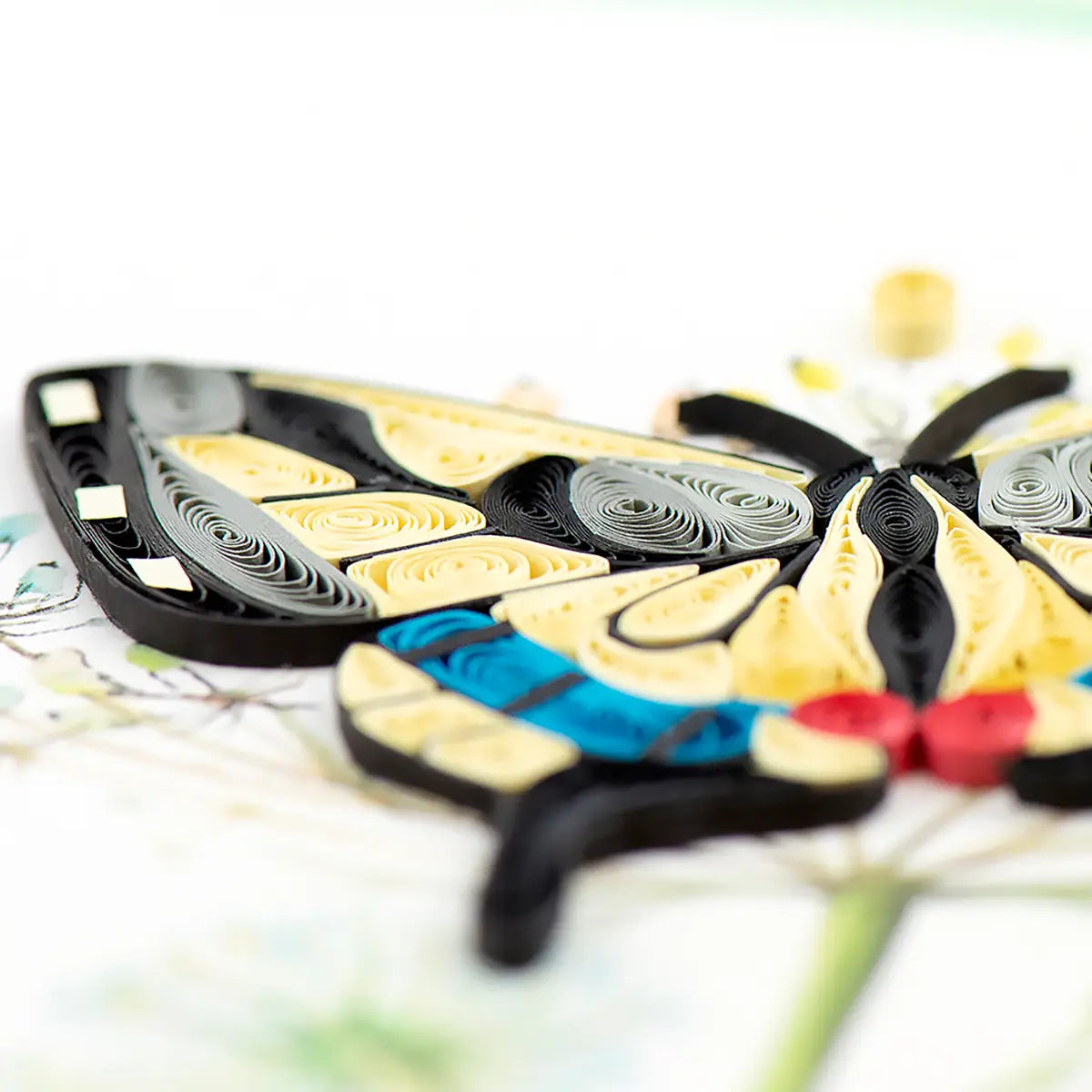 Quilled Swallowtail Butterfly Greeting Card