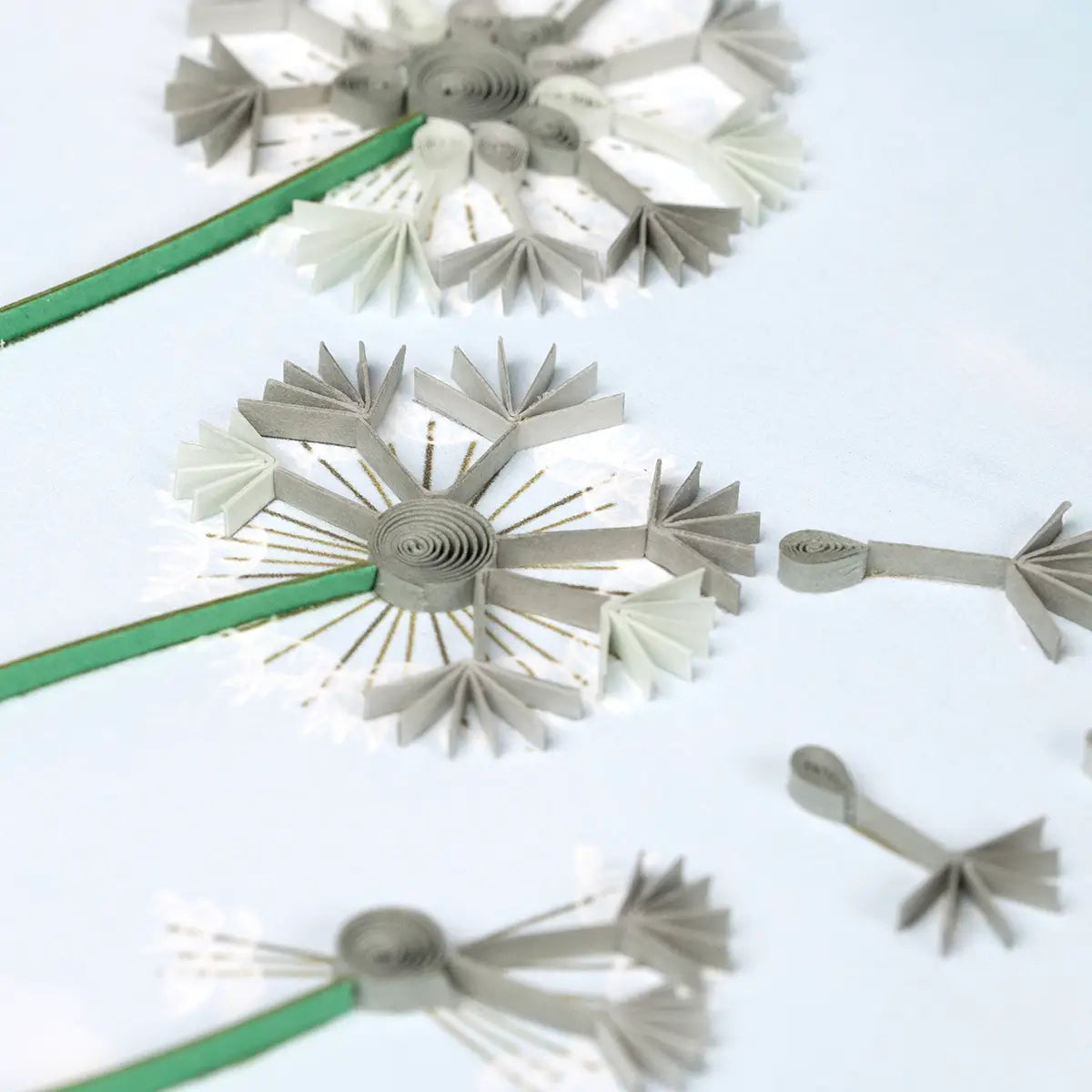 Quilled Dandelions Greeting Card