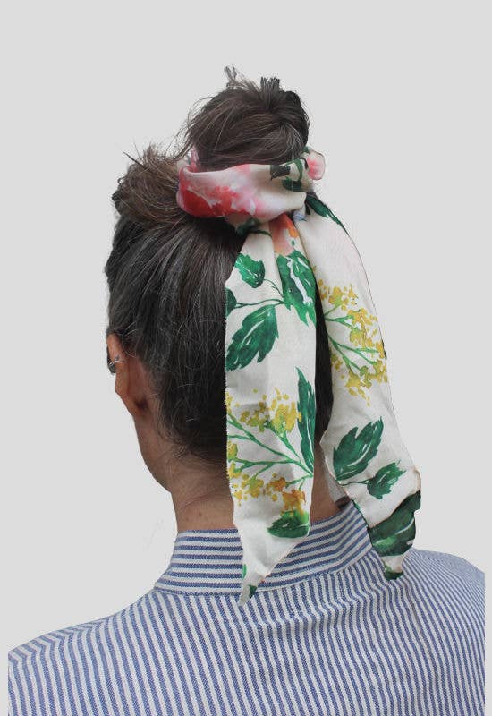 Vintage Sari Scrunchie & Ribbon