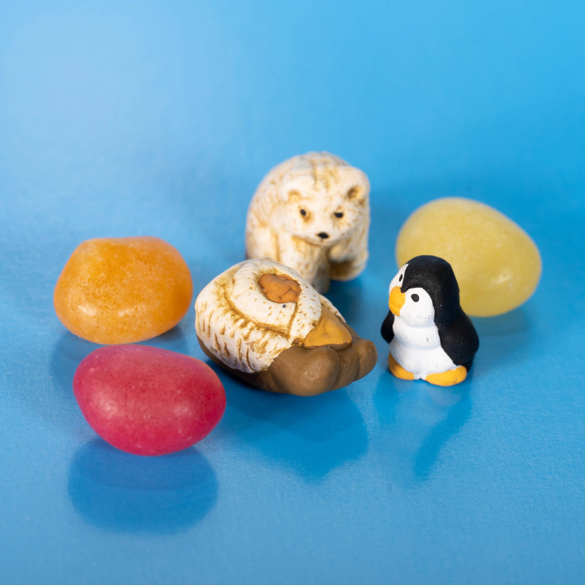 Miniature Ceramic Nativity - Polar (set of 7)