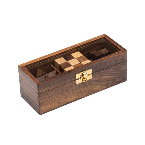 Geometric Puzzle Game Trio Gift Set