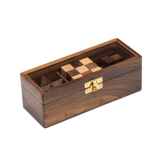 Geometric Puzzle Game Trio Gift Set