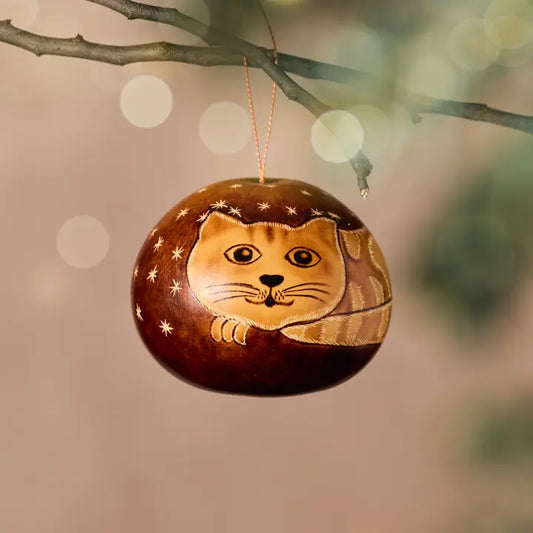 Wira Kitty Gourd Ornament