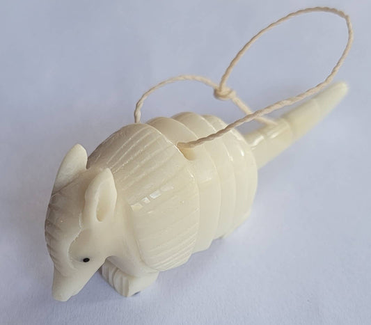 Armadillo Tagua Ornament