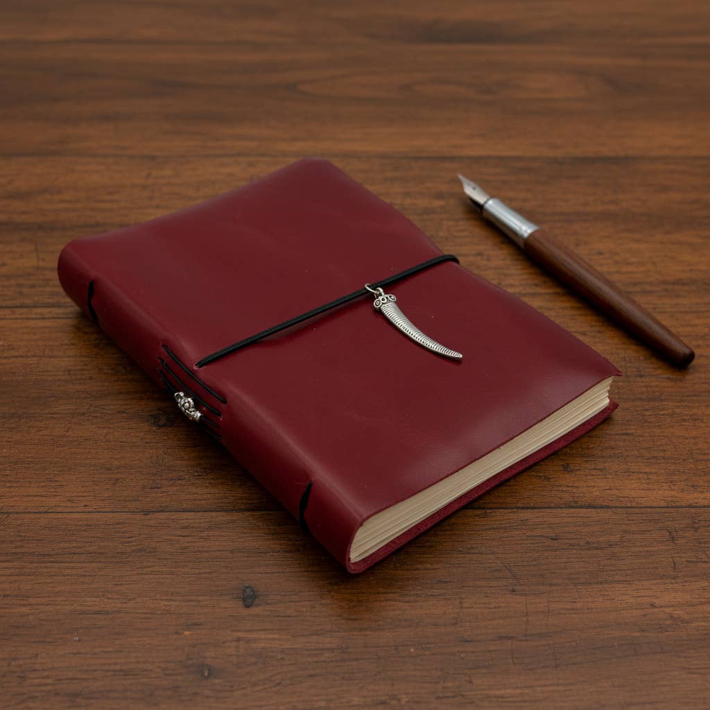 Leather Journal - Red