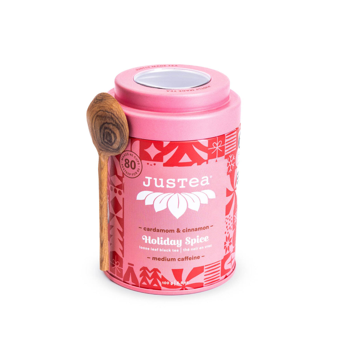 Holiday Spice Black Tea Tin & Spoon