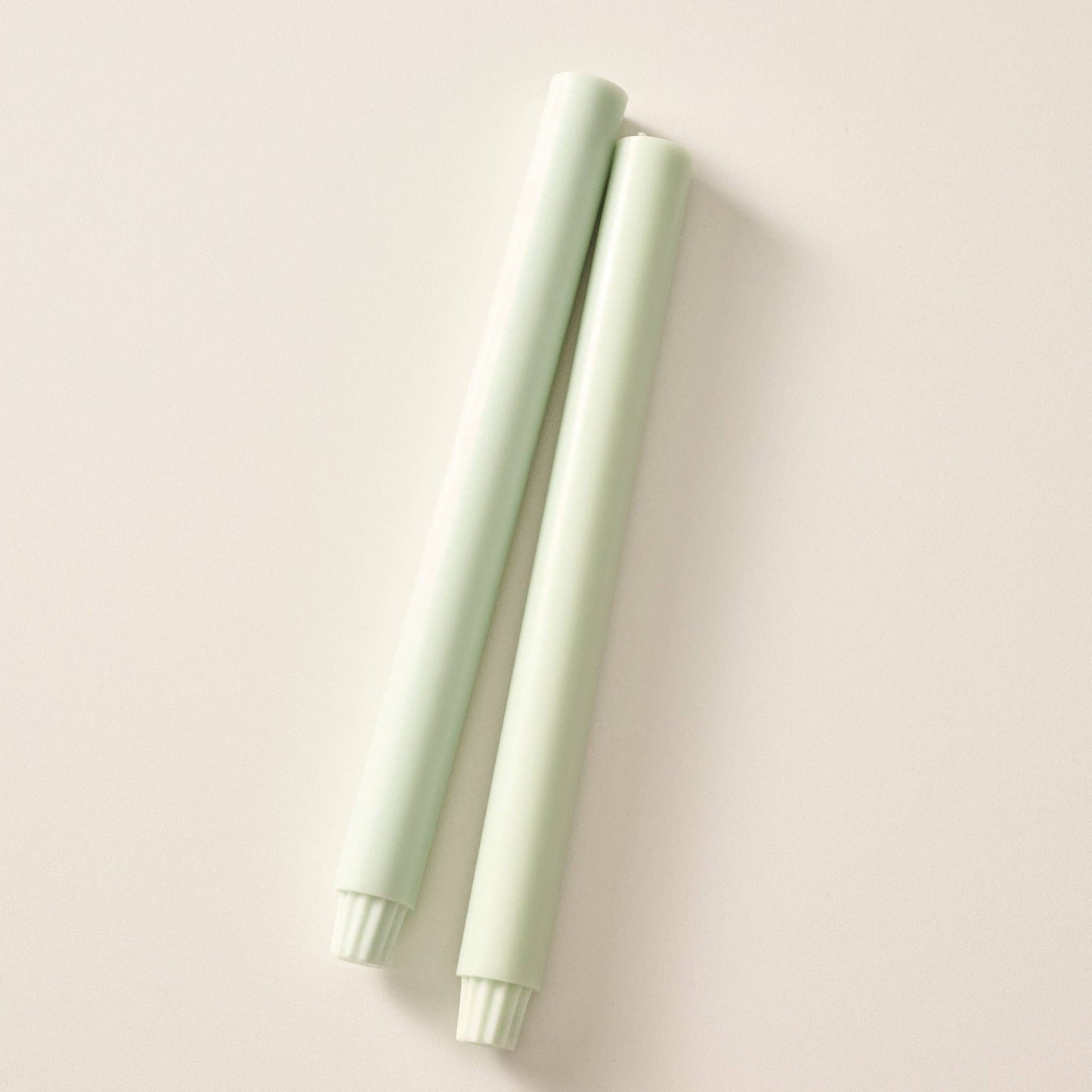 Cahya Sage Palm Wax Dinner Candles - Set of 2