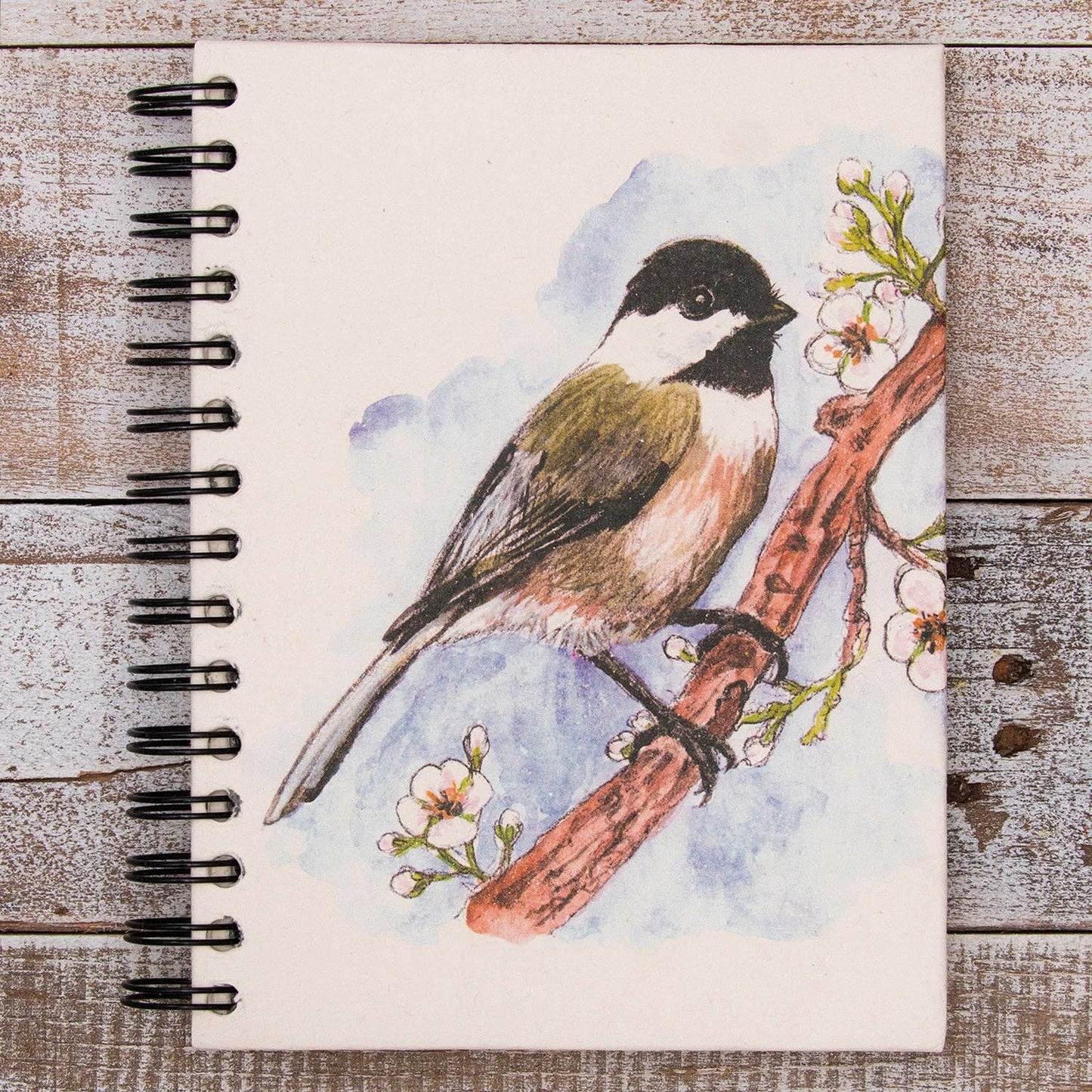 Large Notebook - Chickadee Sketch