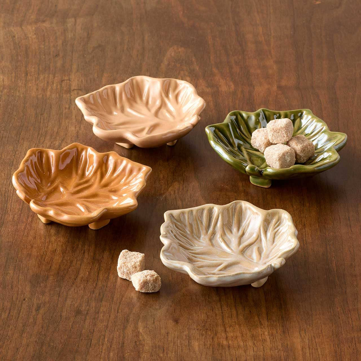 Maple Leaf Fall Dipping Bowls - Assorted