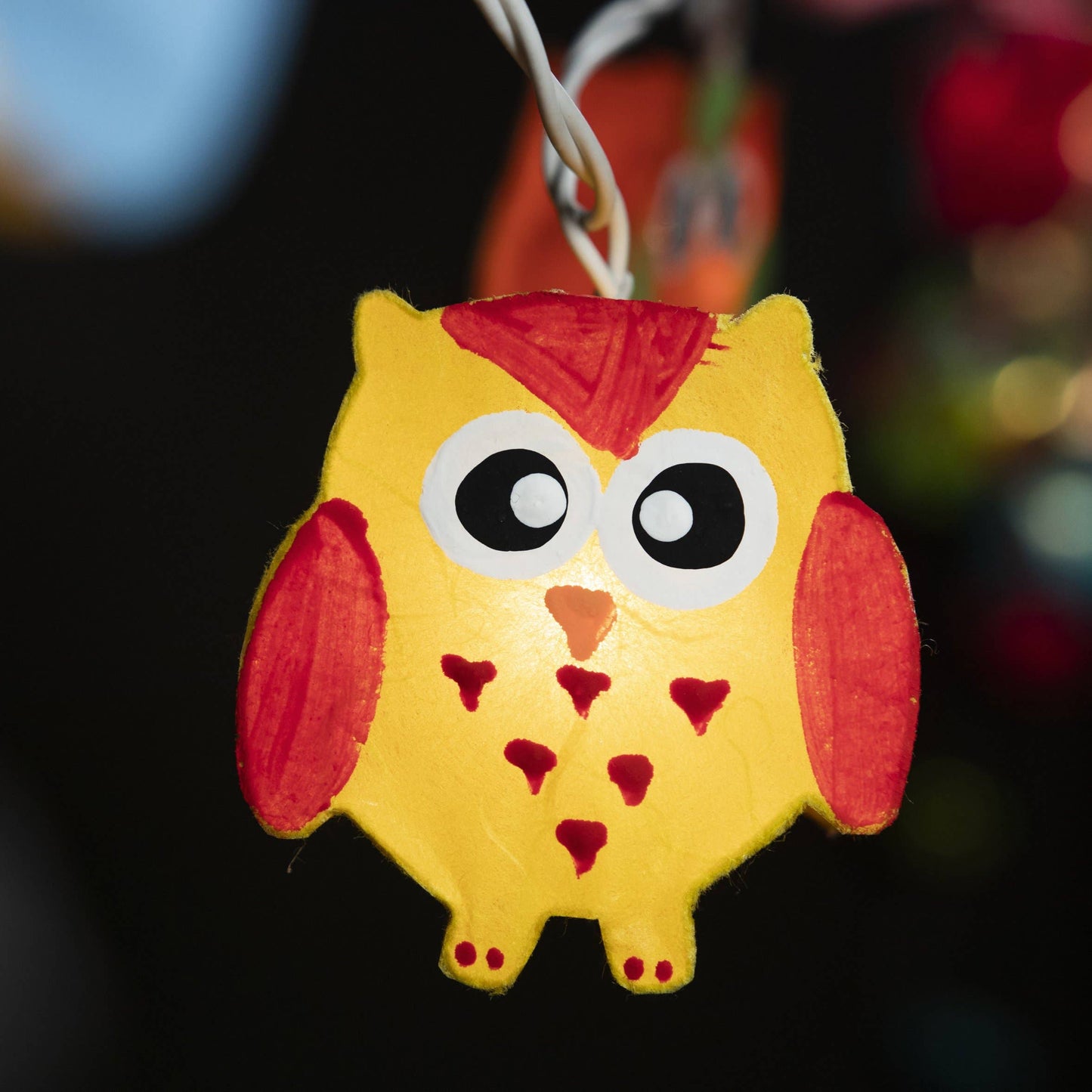 Plug-In String Lights - Owls