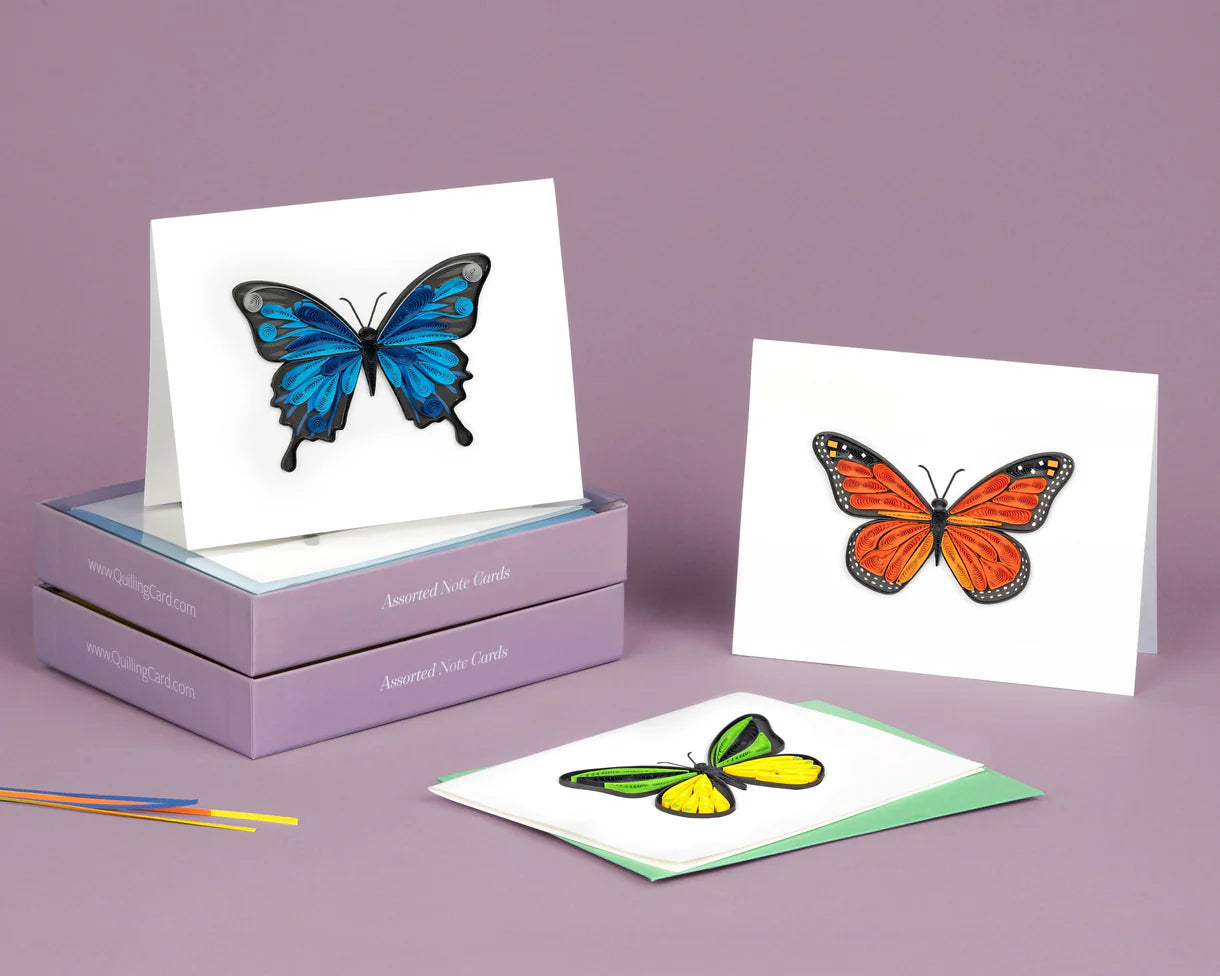 Butterflies Note Card Set of 6